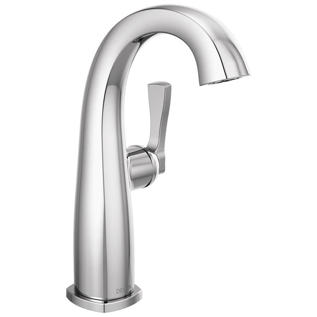 Delta Faucet - Stryke Single Handle Mid-Height Bathroom Faucet - Lumicoat Chrome