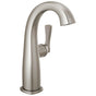 Delta Faucet - Stryke Single Handle Mid-Height Bathroom Faucet - Lumicoat Stainless