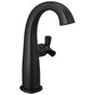 Delta Faucet - Stryke Single Handle Mid-Height Bathroom Faucet - Matte Black