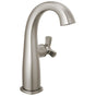 Delta Faucet - Stryke Single Handle Mid-Height Bathroom Faucet - Lumicoat Stainless