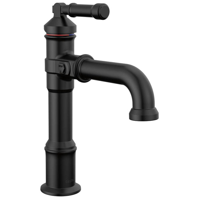 Delta Faucet - BroderickE Single Handle Bathroom Faucet - Matte Black
