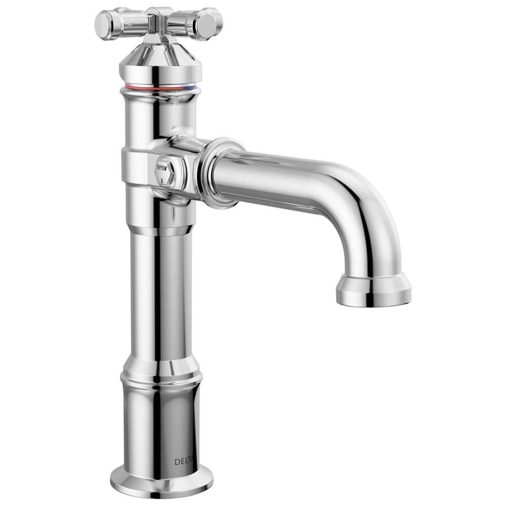 Delta Faucet - BroderickE Single Handle Bathroom Faucet - LumicoatÂ® Chrome