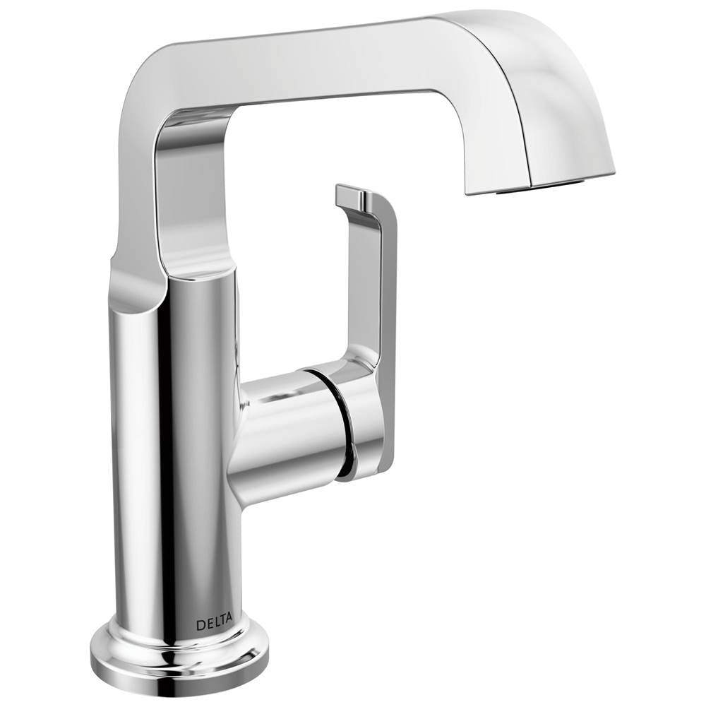 Delta Faucet - TetraE Single Handle Mid-Height Vessel Bathroom - LumicoatÂ® Chrome