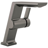 Delta Faucet - PivotalE Single Handle Mid-Height Vessel Bathroom Faucet - LumicoatÂ® Black Stainless