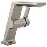 Delta Faucet - PivotalE Single Handle Mid-Height Vessel Bathroom Faucet - LumicoatÂ® Stainless