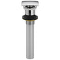 Delta Faucet - Other Square Push Pop-Up Less Overflow - Stainless