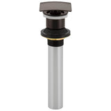 Delta Faucet - Other Square Push Pop-Up Less Overflow - Venetian Bronze