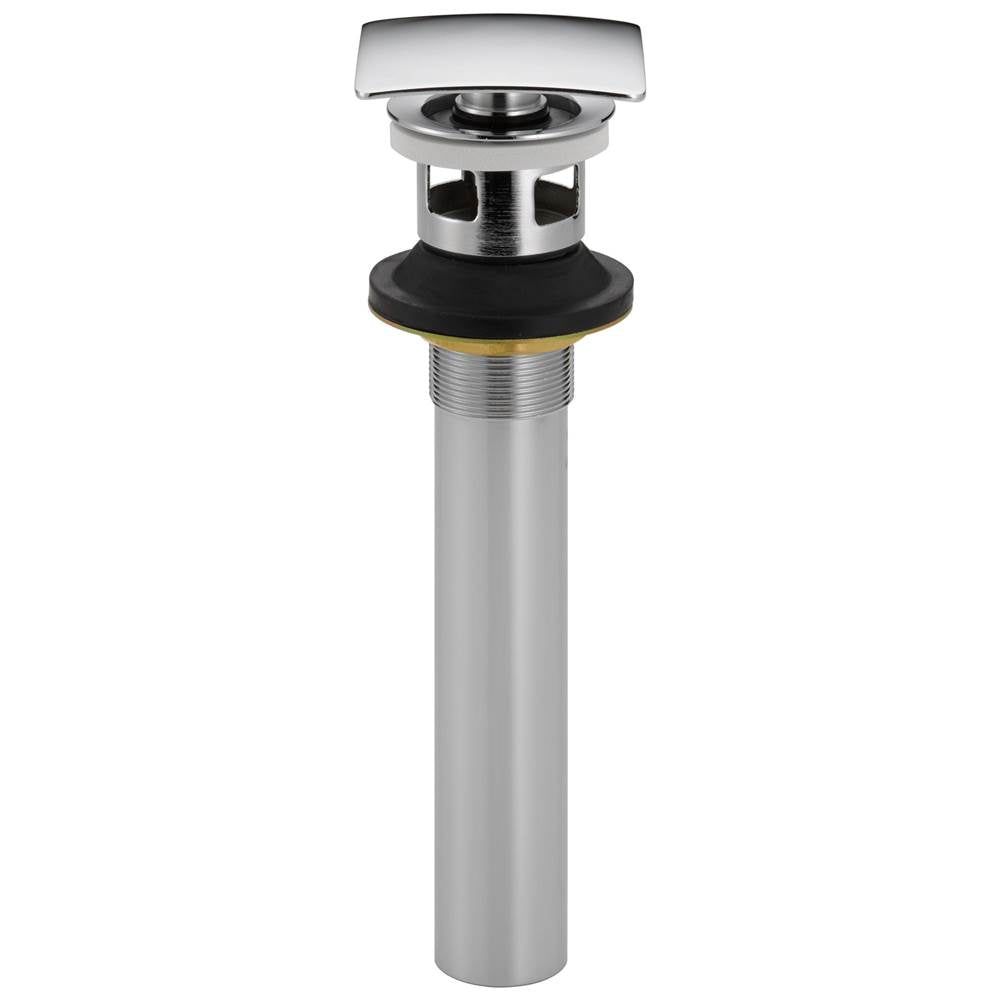 Delta Faucet - Other Square Push Pop-Up with Overflow - Chrome