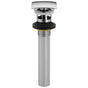 Delta Faucet - Other Square Push Pop-Up with Overflow - Chrome