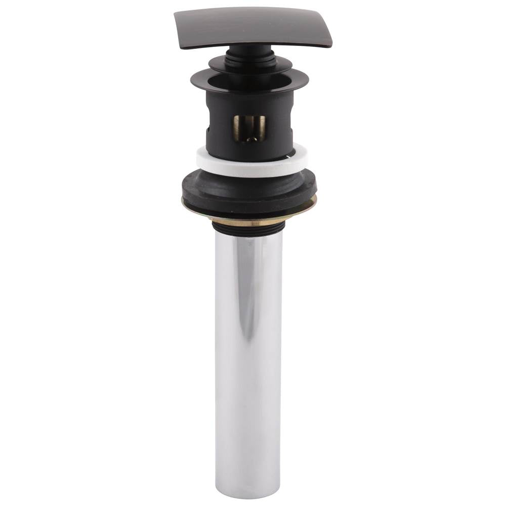 Delta Faucet - Other Square Push Pop-Up with Overflow - Venetian Bronze