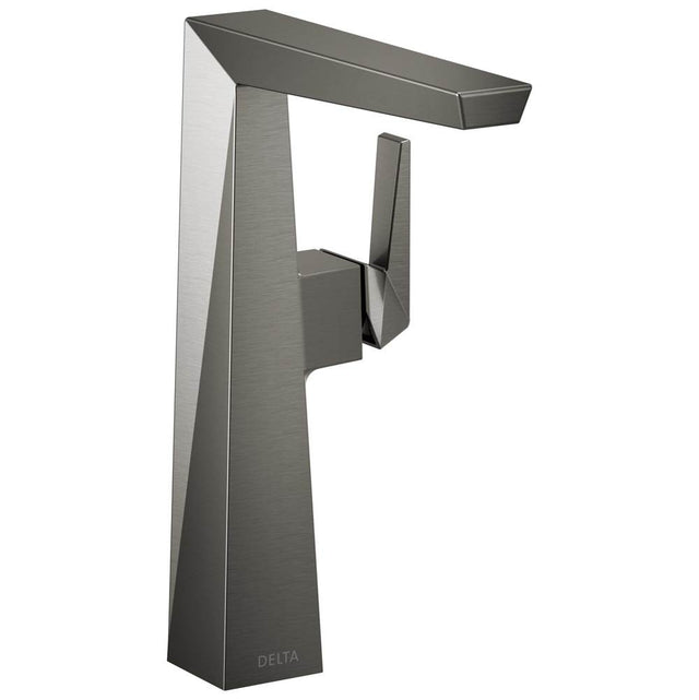 Delta Faucet - TrillianE Single Handle Vessel Bathroom Faucet - LumicoatÂ® Black Stainless