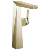 Delta Faucet - TrillianE Single Handle Vessel Bathroom Faucet - LumicoatÂ® Polished Nickel