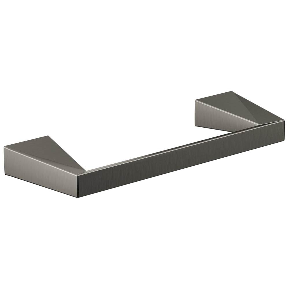 Delta Faucet - TrillianE 8'' Towel Bar - Black Stainless