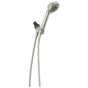 Delta Faucet - Universal Showering Components 4-Setting Hand Shower - Spotshield Brushed Nickel