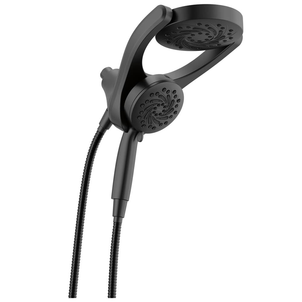 Delta Faucet - Universal Showering Components 5-Setting HydroRain with ProCleanE - Matte Black