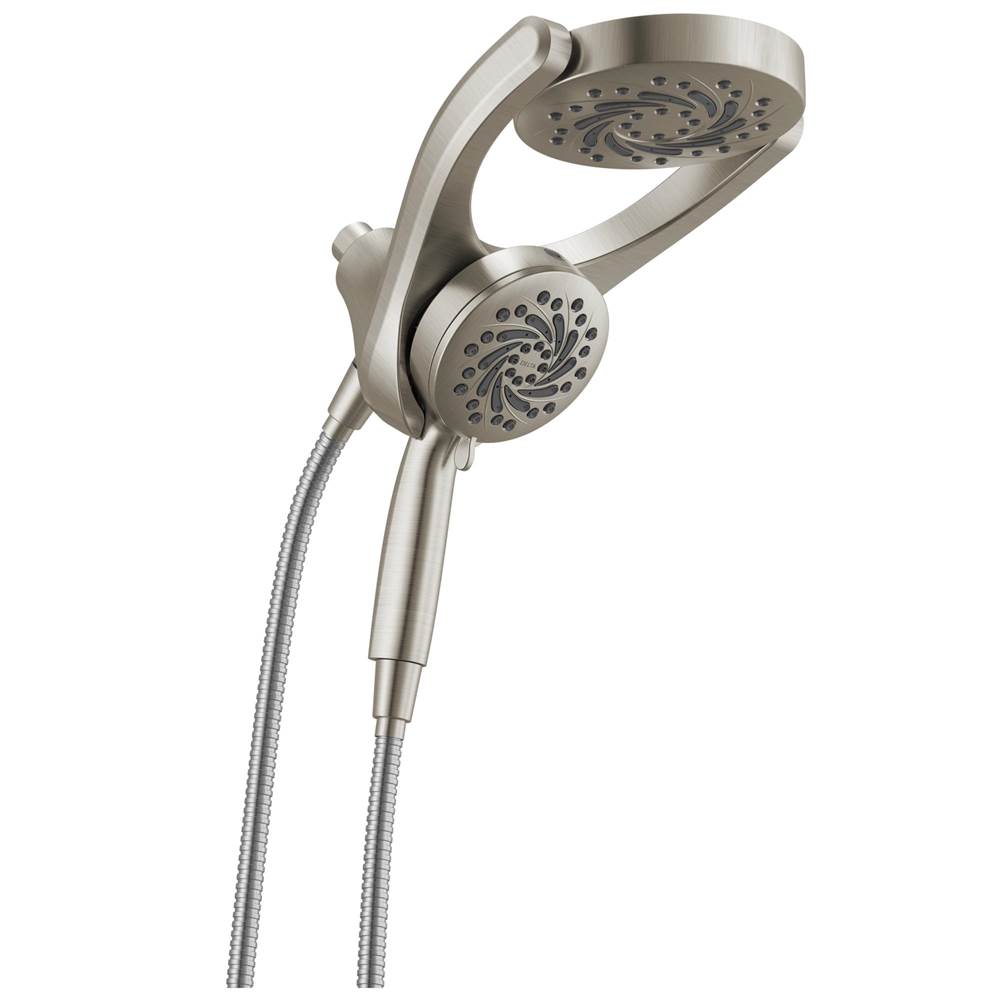 Delta Faucet - Universal Showering Components 5-Setting HydroRain with ProCleanE - Spotshield Brushed Nickel