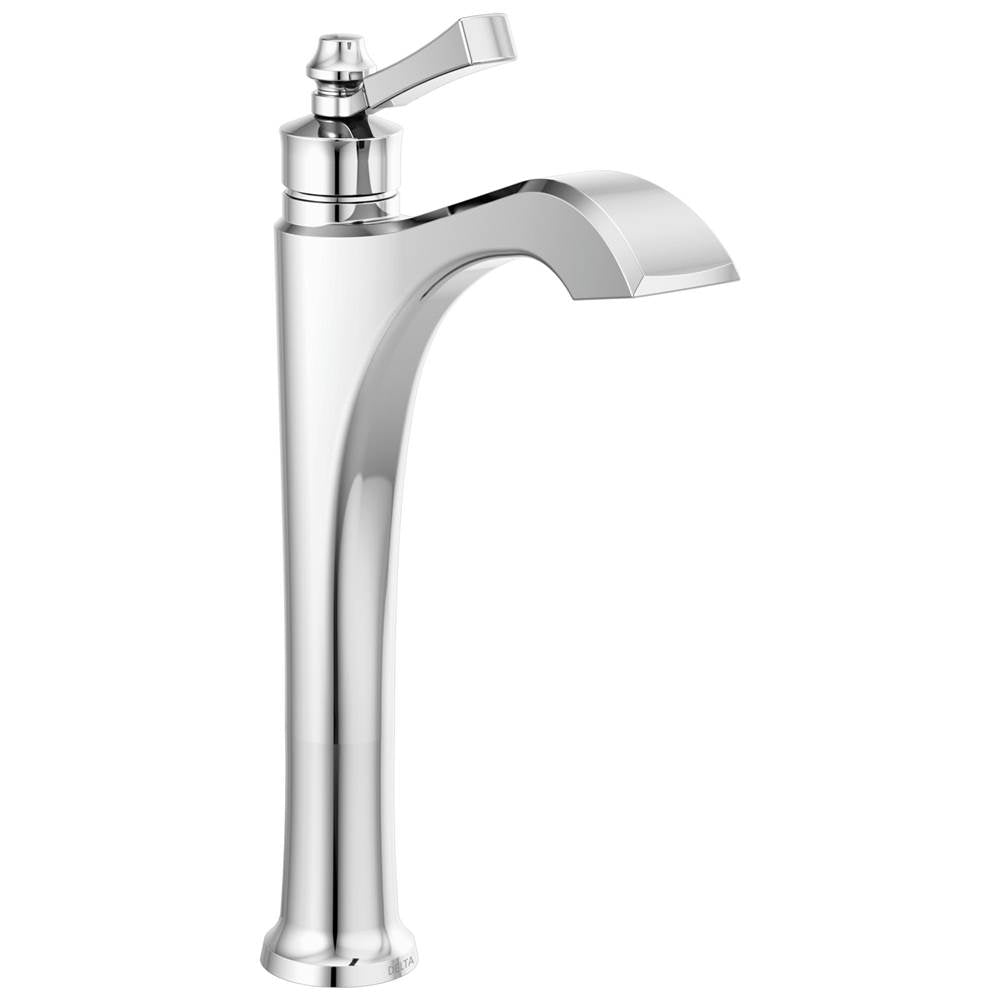 Delta Faucet - DorvalE Single Handle Vessel Bathroom Faucet - Chrome