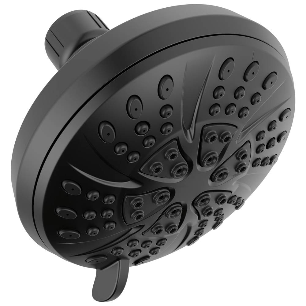 Delta Faucet - Universal Showering Components 6-Setting Shower Head - Matte Black