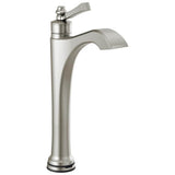 Delta Faucet - DorvalE Single Handle Vessel Bathroom Faucet with Touch2O.xt Technology - Stainless