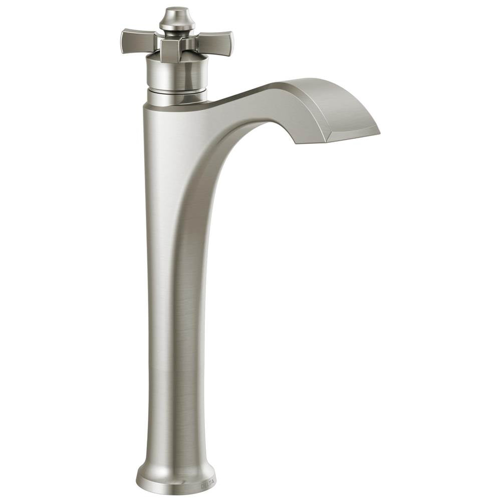 Delta Faucet - DorvalE Single Handle Vessel Bathroom Faucet - Stainless