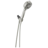 Delta Faucet - Universal Showering Components 6-Setting Hand Shower with Cleaning Spray - Spotshield Brushed Nickel