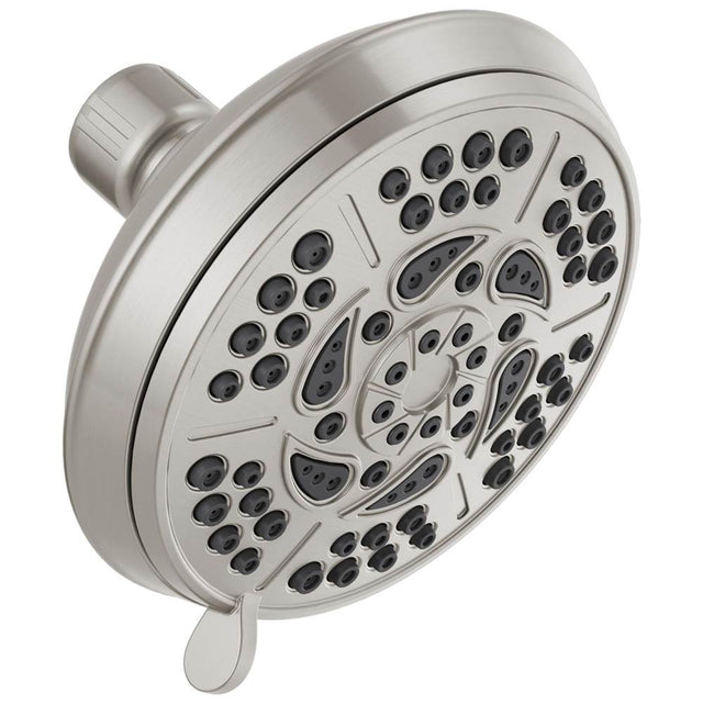 Delta Faucet - Universal Showering Components 7-Setting Shower Head - Spotshield Brushed Nickel