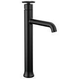 Delta Faucet - Trinsic Single Handle Vessel Bathroom Faucet - Matte Black