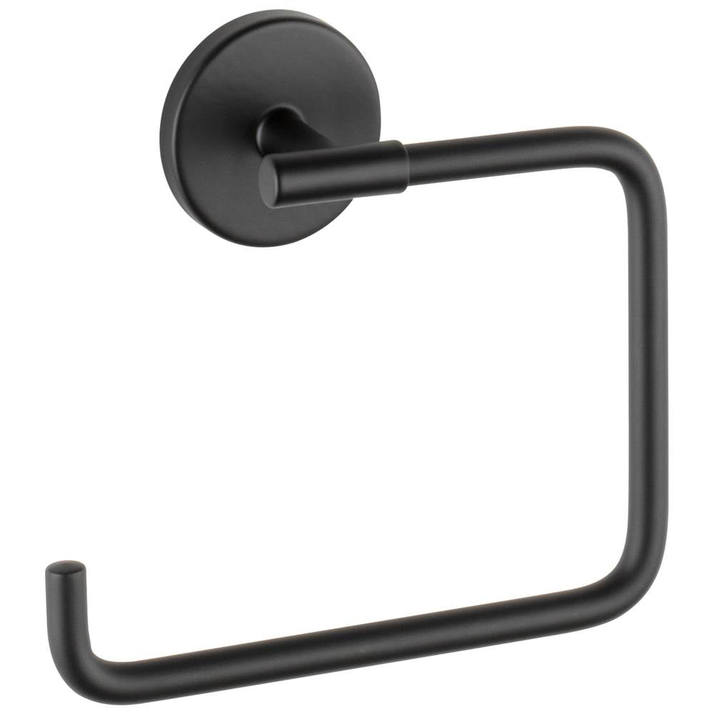 Delta Faucet - Trinsic Towel Ring - Matte Black