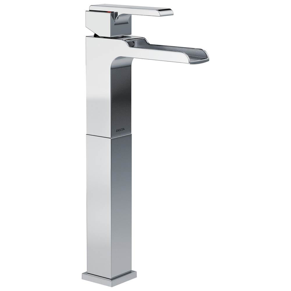 Delta Faucet - Ara Single Handle Vessel Channel Bathroom Faucet - Chrome