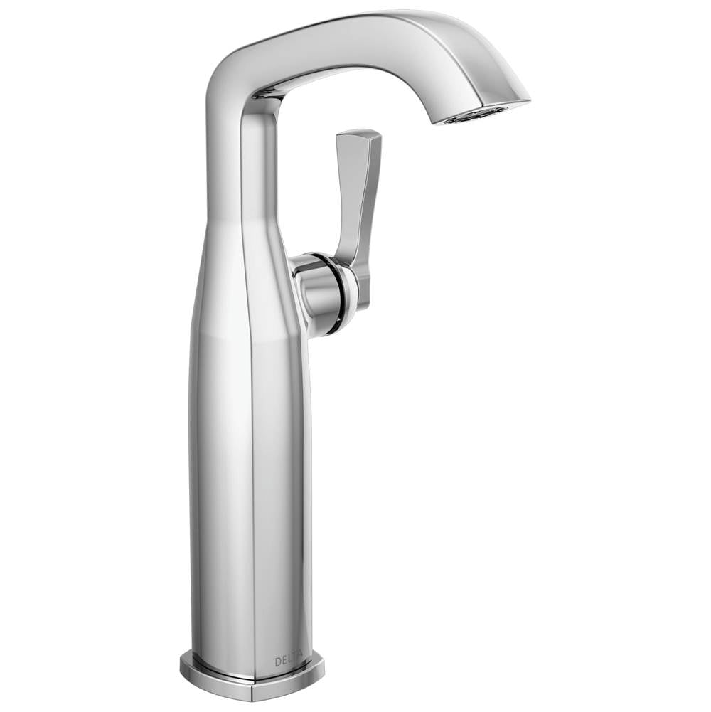 Delta Faucet - Stryke Single Handle Vessel Bathroom Faucet - Lumicoat Chrome