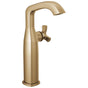 Delta Faucet - Stryke Single Handle Vessel Bathroom Faucet - Lumicoat Champagne Bronze