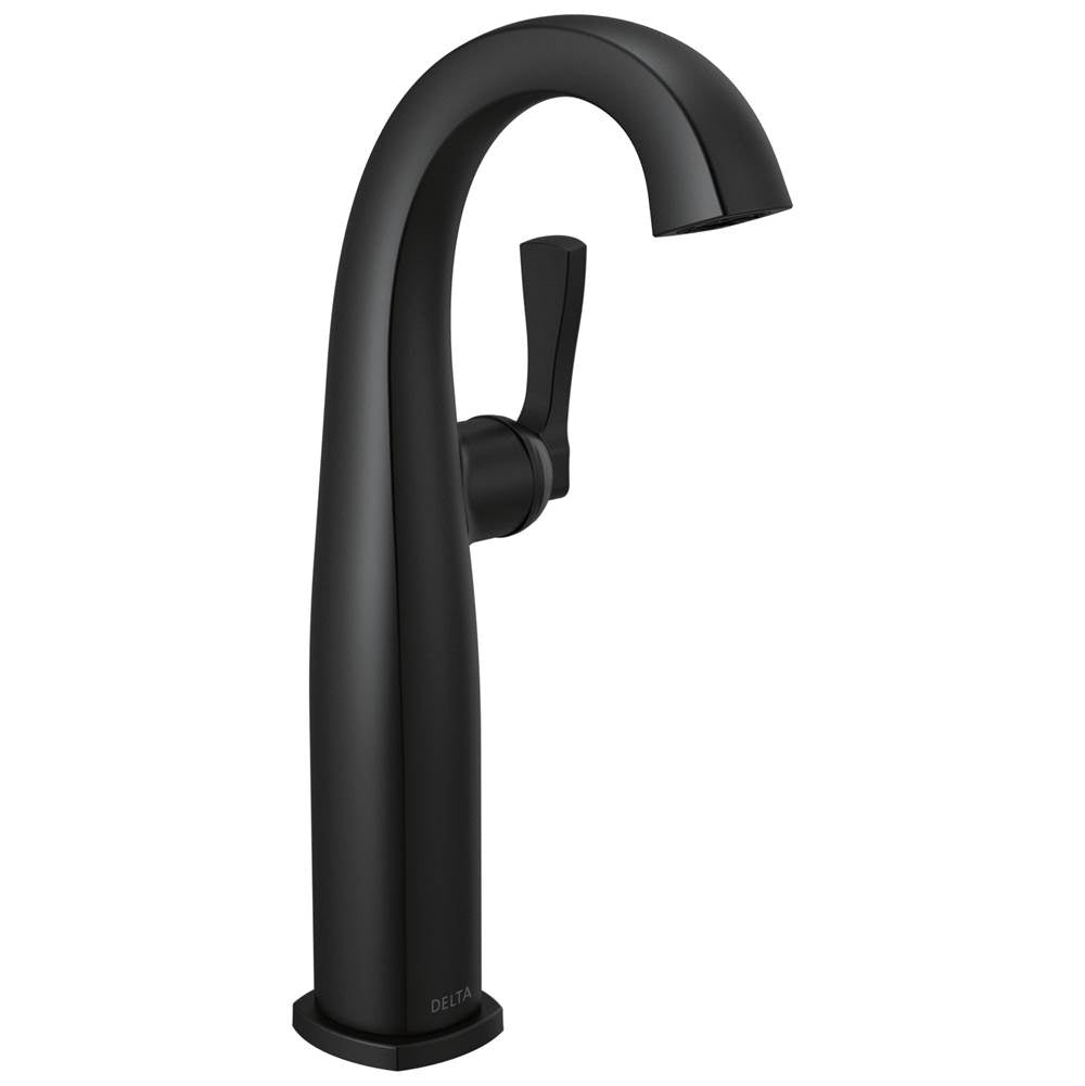 Delta Faucet - Stryke Single Handle Vessel Bathroom Faucet - Matte Black