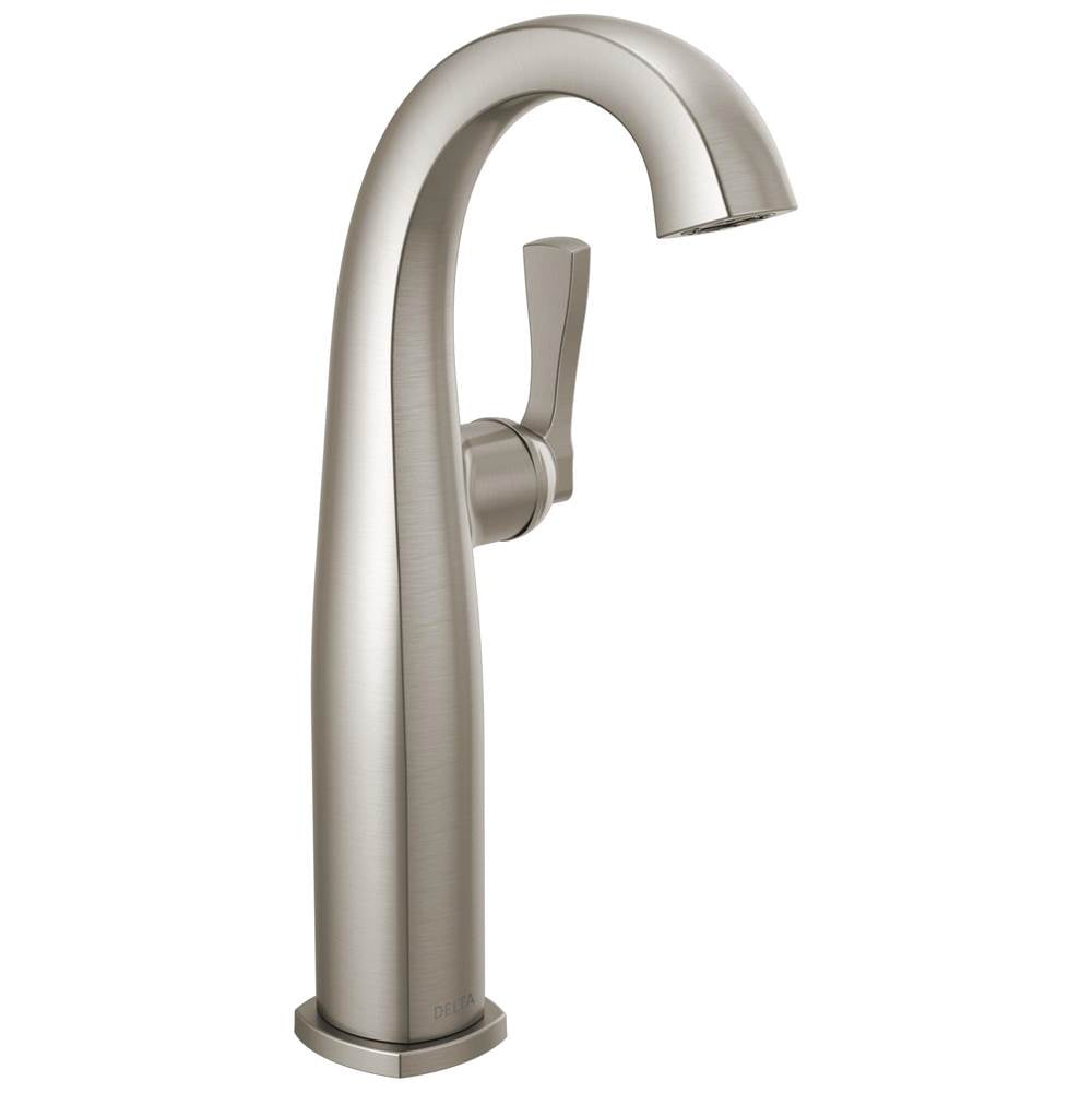 Delta Faucet - Stryke Single Handle Vessel Bathroom Faucet - Lumicoat Stainless