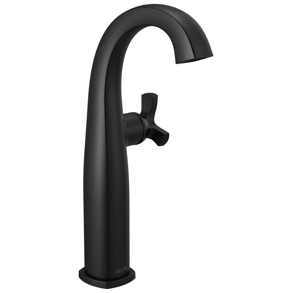 Delta Faucet - Stryke Single Handle Vessel Bathroom Faucet - Matte Black
