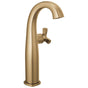 Delta Faucet - Stryke Single Handle Vessel Bathroom Faucet - Lumicoat Champagne Bronze