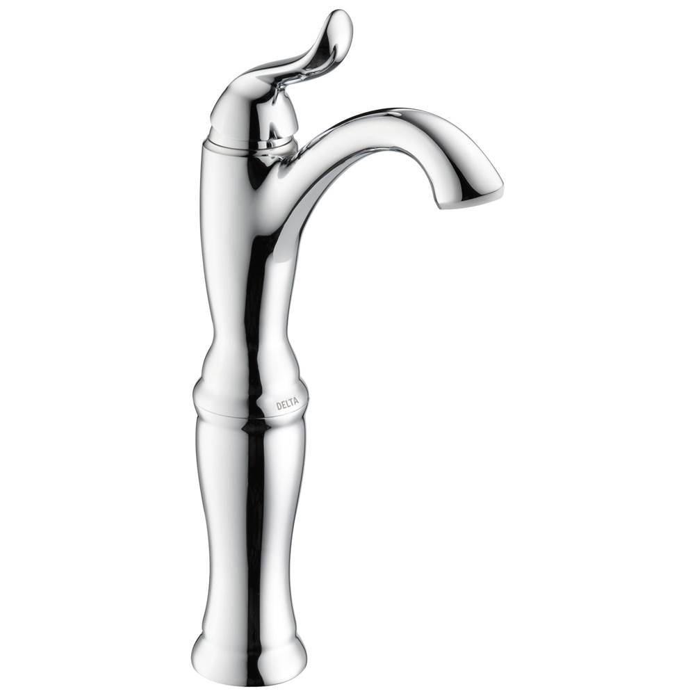Delta Faucet - LindenE Single Handle Vessel Bathroom Faucet - Chrome