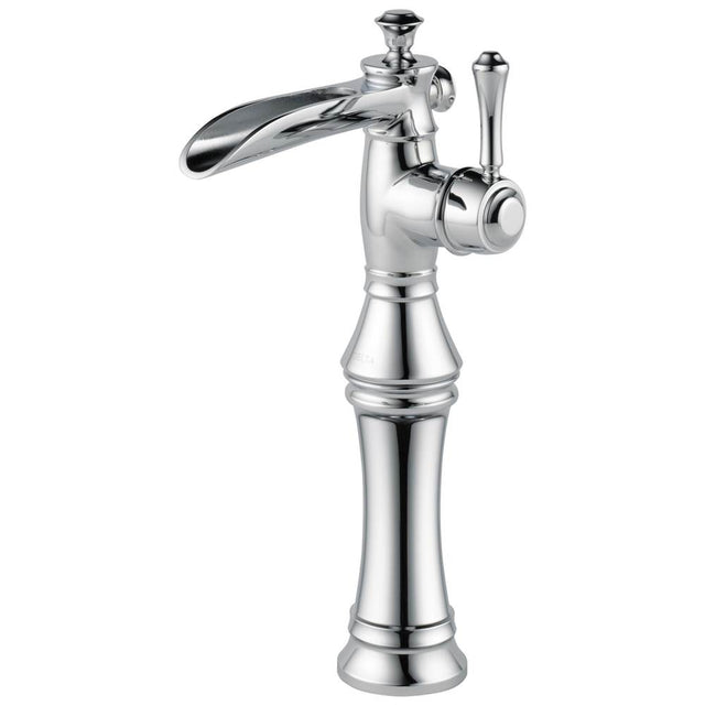Delta Faucet - CassidyE Single Handle Channel Vessel Bathroom Faucet - Chrome