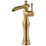 CassidyE Single Handle Channel Vessel Bathroom Faucet