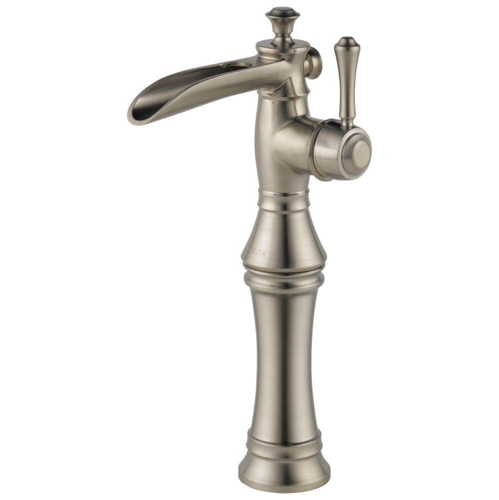 CassidyE Single Handle Channel Vessel Bathroom Faucet