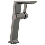 Delta Faucet - PivotalE Single Handle Vessel Bathroom Faucet - LumicoatÂ® Black Stainless