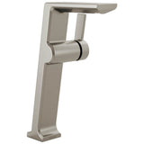 Delta Faucet - PivotalE Single Handle Vessel Bathroom Faucet - LumicoatÂ® Stainless