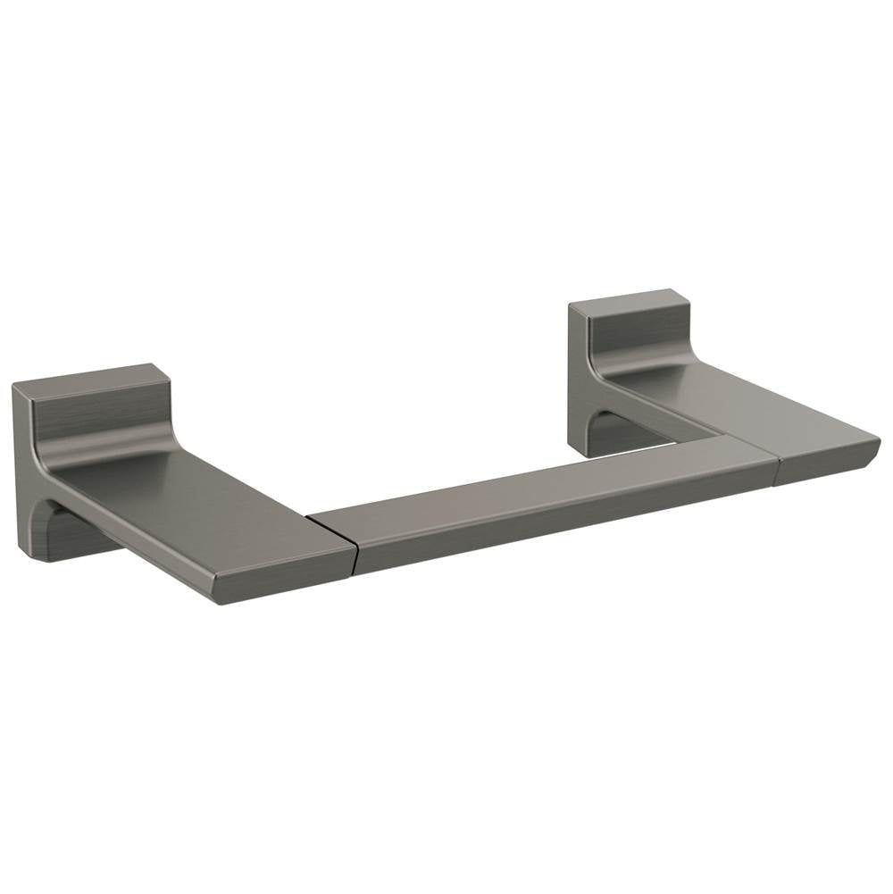 Delta Faucet - PivotalE 8'' Towel Bar - Black Stainless