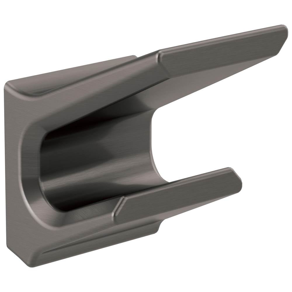 Delta Faucet - PivotalE Double Robe Hook - Black Stainless