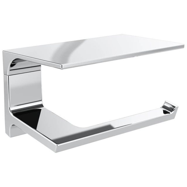 Delta Faucet - PivotalE Tissue Holder with Shelf - Chrome
