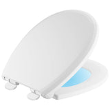 Delta Faucet - Sanborne Round Front Slow-Close / Quick-Release Nightlight Seat - White