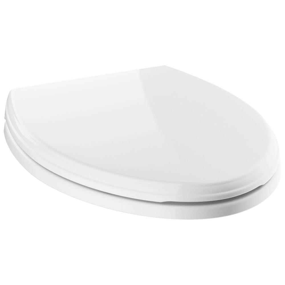 Delta Faucet - Wycliffe Elongated Slow-Close Toilet Seat - White