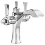 Delta Faucet - DorvalE Two Handle Single Hole Monoblock Bathroom Faucet - Chrome