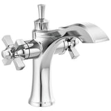 Delta Faucet - DorvalE Two Handle Single Hole Monoblock Bathroom Faucet - Chrome