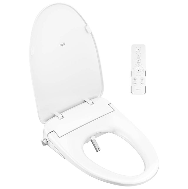 Delta Faucet - Refresh Premium Elongated Electric Bidet Toilet Seat - White