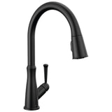 Delta Faucet - WestvilleE Single Handle Pull-Down Kitchen Faucet - Matte Black